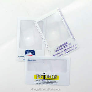 2019 nouvelle règle de <span class=keywords><strong>loupe</strong></span> de poche carte de visite et carte de crédit <span class=keywords><strong>loupe</strong></span> pour l'automobile et l'assurance bienvenue en cadeau - Product Image 1