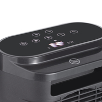AKANE A.81352 Chauffage soufflant 1800W, Ventilateur chauffant portable pour pièce, Grandes ouvertures de ventilation, Multi-protection, Arrêt automatique en cas de renversement