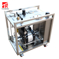 Bomba de Prueba Hidráulica de Agua Impulsada por Aire Terek 15000psi, Máquina de Prueba Hidráulica