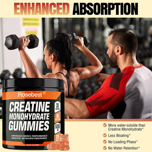 Integratori Sportivi Pre-Allenamento con Etichetta Privata, Gommose Energetiche con 5000mg di Creatina Monoidrato - Product Image 5