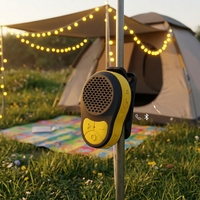 Mini haut-parleur sans fil portable, étanche IPX-5, avec micro intégré pour commande vocale V5.3, batterie 500-1000mAh, compatible avec l'application