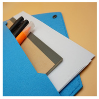 Grande capacité feutre portefeuille pochette lettre enveloppe bouton fermeture bureau maison école papeterie affaires papier fichier Document sac