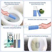 Pierre ponce ménagère robuste pour le nettoyage efficace des cuvettes, éliminateur de calcaire et pierre de nettoyage pour toilettes avec poignée