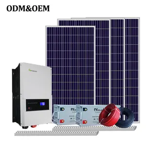 बंद ग्रिड सौर ऊर्जा प्रणाली 5kw 10kw 6kw 8kw सौर पैनल किट 10kw बंद ग्रिड सौर ऊर्जा प्रणाली 3kw