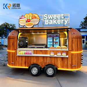 मोबाइल फूड ट्रेलर्स पूरी तरह से सुसज्जित स्ट्रीट फूड कार्ट ट्रेलर स्ट्रीट वेंडिंग कार्ट्स मोबाइल स्नैक आउटडोर फूड कार्ट - Product Image 5