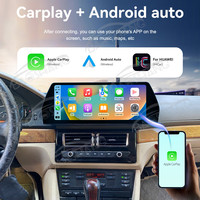 12.3 pouces Carplay pour BMW Série 5 X5 1997-2005 Auto sans fil autoradio multimédia lecteur stéréo GPS Navigation HD écran tactile