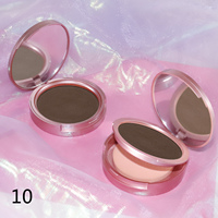 Poudre de maquillage minérale pressée avec correcteur et poudre de finition