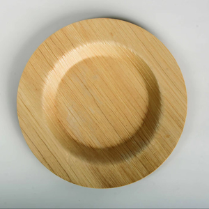 Plato Redondo de Hoja de Areca de 6 Pulgadas, Ecológico, Desechable, Biodegradable, Platos de Hoja de Palma para Fiestas, Bodas, Catering, Proveedor al por Mayor - Product Image 1