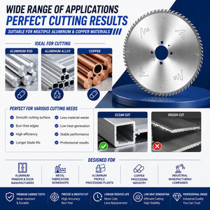Lame de <span class=keywords><strong>scie</strong></span> circulaire en carbure BT 120T, <span class=keywords><strong>disque</strong></span> de coupe <span class=keywords><strong>pour</strong></span> aluminium, <span class=keywords><strong>pour</strong></span> <span class=keywords><strong>scie</strong></span> à <span class=keywords><strong>onglet</strong></span>, outil de coupe métallique durable <span class=keywords><strong>pour</strong></span> alliage d'aluminium - Product Image 5