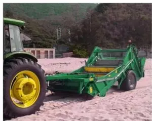 SOCMA Beach Cleaner Machine Sand Beach Sand Cleaner 90HP Tractor Sand Soil Cleaning STC2100