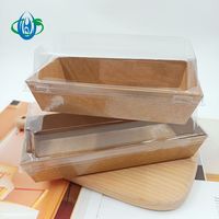 Boîte de gâteau de catégorie comestible de plateau de papier de cuisson jetable pour des biscuits de pain de magasin de boulangerie