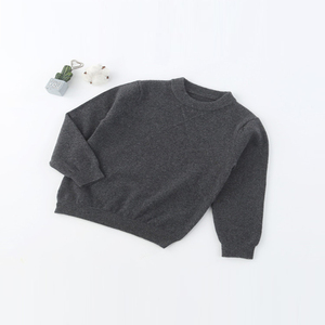 Suéter de cachemir de punto personalizado con cuello redondo para niño, Jersey superventas del IMF - Product Image 3