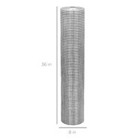 Clôture Maille Animal Fil Poulailler Légumes Jardin Enceinte Maille Trempé À Chaud Galvanisé Fer Écran Carré Polyuréthane CN;HEB