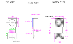 โรงงานราคา 5mp AF mipi csi dvp mini กล้องโมดูลเซ็นเซอร์การบิดเบือนฟรี 120 องศามุมกว้าง cmos แล็ปท็อปโมดูลกล้อง <span class=keywords><strong>2k</strong></span> - Product Image 4