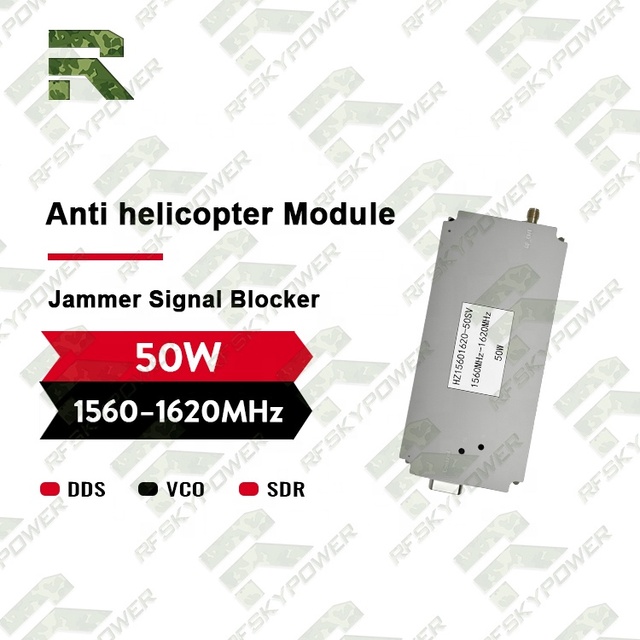 1560-1620MHz 50W RF Power Amplifier (PA) with Copper Heat Sink High Efficiency 47dBm RF Module for Satellite Signal Systems