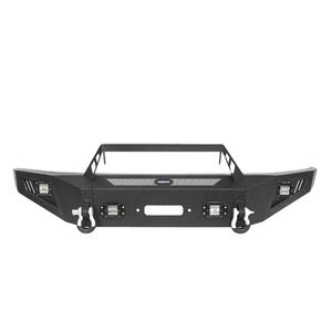 Pare-chocs avant F150 avec plaque de treuil et feux LED pour <span class=keywords><strong>Ford</strong></span> F-150 2009 2010 2011 2012 2013 2014 (à l'exclusion du <span class=keywords><strong>Raptor</strong></span>) - Product Image 1