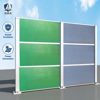 Barrière acoustique photovoltaïque colorée intégrant la production d'énergie et l'isolation phonique pour la réduction du bruit des viaducs urbains