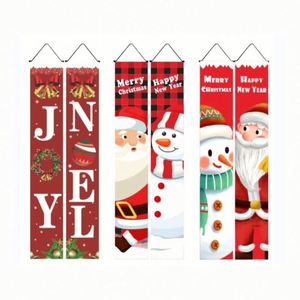 China Factory Custom Design Sublimated Polyester Red Antithetical Couplet Christmas Couplets <b>Banner</b> - Product Image 2