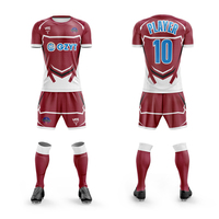 Maillot de football personnalisé de haute qualité, imprimé par sublimation, en polyester à séchage rapide, pour adultes et jeunes, entraînement et compétition