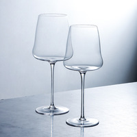 Gobelet nuage à ventre bombé créatif en cristal fait main, verre en forme de poire pour vin rouge, verre à mélanger 301-400ml, style moderne minimaliste