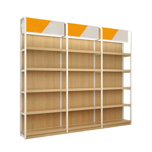 Estantería Metálica para Supermercado, Tienda, Exhibición <span class=keywords><strong>de</strong></span> Madera, Estantería para Tienda <span class=keywords><strong>de</strong></span> Conveniencia - Product Image 3