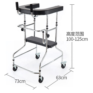 Déambulateur de haute qualité pour personnes âgées, déambulateur de rééducation pour la thrombose, l'AVC, l'hémiplégie, équipement de rééducation - Product Image 5