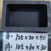 Vente à prix d'usine 40g-9kg Moules en graphite Solution rentable pour les lingots d'or et d'argent moulés en métal précieux