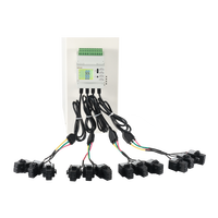 Acrel ADW210-D24-2S avec écran LCD, boutons et transformateurs de courant à noyau divisé RS485 Modbus pour la surveillance de la puissance
