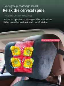 Tragbare Ganzkörper-Heiz-Entspannungs-Massageauflage, Autositz-Massageauflage, Massagesessel-Auflage für Zuhause - Product Image 4