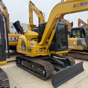 Maquinaria de Construcción Usada Recomendada: Excavadora Pequeña Komatsu PC70-8, Excavadoras Usadas Komatsu PC30, 40, 50, 55, Mini Excavadora Pequeña - Product Image 1