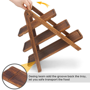 Khay Trưng Bày Bánh Trái Cây Tráng Miệng Khay Phục Vụ 3 Tầng Bằng Gỗ Cho Cupcake Đồ Uống Tráng Miệng Trái Cây - Product Image 4