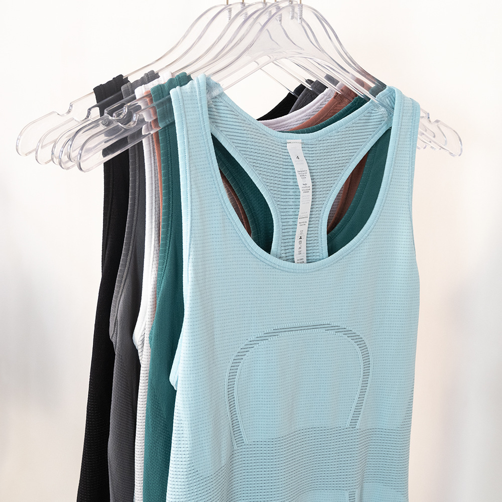Sportswear Summer Fashion Racer Back Spandex Custom Logo Fit Activewear Workout Tech Yoga Tank Top for Woman