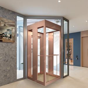 <span class=keywords><strong>Lift</strong></span> Rumah Tangga Guangzhou Kualitas Terbaik 630kg 8-Orang Hemat Biaya AC Traction untuk Apartemen Kecil Rumah Villa Modern - Product Image 4