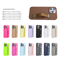 Vente en gros de luxe design mignon antichoc mince en silicone iphone 16 Pro Max couvre étui de téléphone couleur rose solide étui de téléphone pour fille