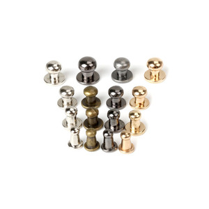 11Mm Núm Vú Móng Tay Kim Loại Đinh Tán Đinh Tán Thép Không Gỉ Núm Vú Đinh Tán Vít Cho Túi Da Vành Đai Túi Xách - Product Image 2