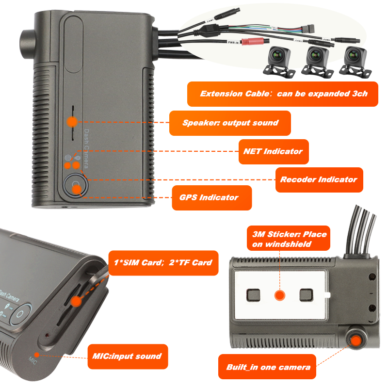 Small hd Fleet Management Mdvr Tracking