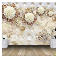 Chine Murale personnalisée 3D 5D 8D 16D décoration murale en relief pour fond de télévision à la maison
