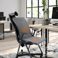 Coussin de siège électrique étanche rechargeable par USB graphène coussin de chaise chauffant à usage de bureau avec technique matelassée