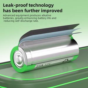 PUJIMAX Lot de 5 piles alcalines super puissantes <span class=keywords><strong>12V</strong></span> 23A, piles alcalines primaires haute tension pour sonnette, télécommande, batterie de voiture - Product Image 2