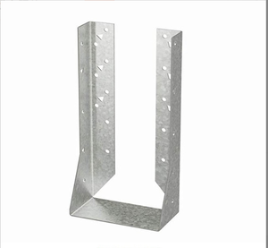 Conectores Estructurales <span class=keywords><strong>de</strong></span> Viga <span class=keywords><strong>de</strong></span> Madera Metálica Galvanizada <span class=keywords><strong>de</strong></span> Alta Calidad, Soporte <span class=keywords><strong>de</strong></span> Viga Redondo para Montaje Frontal - Product Image 2
