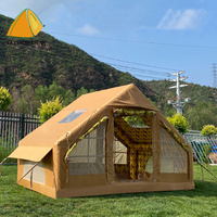 Tente de camping gonflable portable Mushe Middle East -6.4 6.4m² à double couche en Oxford imperméable, ouverture automatique rapide
