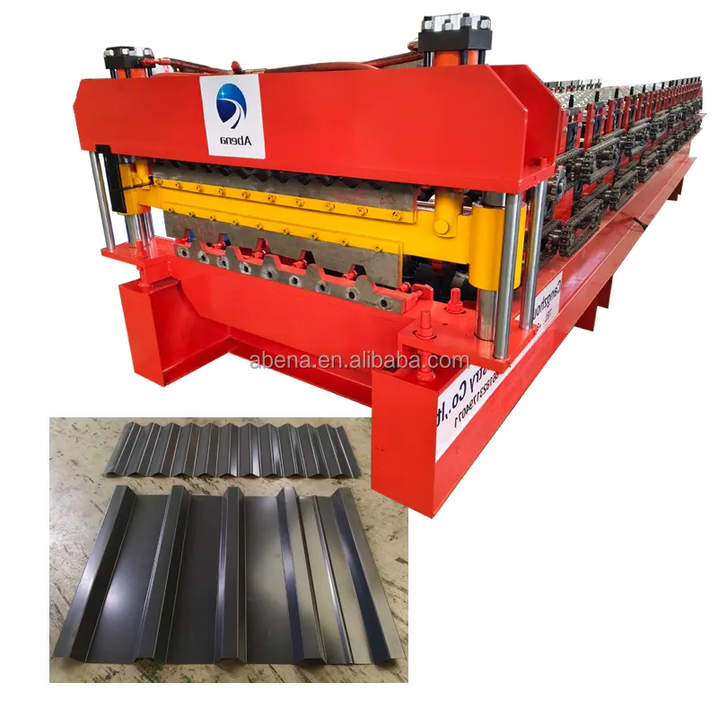 Double Layer Metal Steel Roof Plate Iron Sheet Tiles Cold Roll Forming Making Machine for Roof Panels