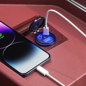 <span class=keywords><strong>Chargeur</strong></span> de voiture Kewig <span class=keywords><strong>3</strong></span> ports 108W super rapide double PD USB C QC3.0, remplacement de l'allume-cigare, prise 12 volts étanche pour voiture et marine - Product Image 1