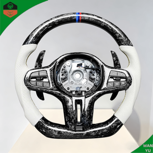 Volante Deportivo de Fibra de Carbono Forjada para <span class=keywords><strong>BMW</strong></span> <span class=keywords><strong>Serie</strong></span> <span class=keywords><strong>1</strong></span>, <span class=keywords><strong>Serie</strong></span> 2, <span class=keywords><strong>Serie</strong></span> 3, <span class=keywords><strong>118d</strong></span>, M3 - Product Image 1
