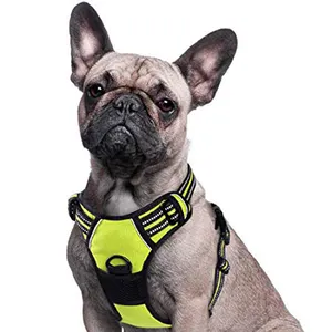 Manji Customized Harness Durable Buckle Body Braided Thick Nylon Rope PU Luxury Pet Collars Leashes Set