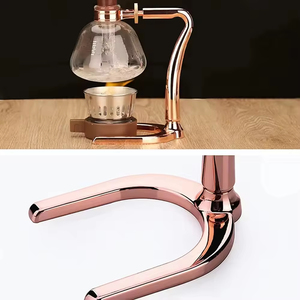 Rétro Siphon Pot Court Siphon Siphon Cafetière Pot En Verre Siphon Sous Vide Pratique <span class=keywords><strong>Machine</strong></span> À Café <span class=keywords><strong>Filtre</strong></span> Réutilisable Facile à nettoyer - Product Image 4