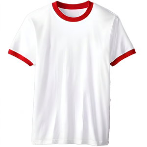 เสื้อยืดเจอร์ซีย์ผ้าฝ้าย 100% คุณภาพพรีเมียม ระบายอากาศได้ดี เป็นมิตรกับสิ่งแวดล้อม สีตัดกัน ดีไซน์ลำลอง เหมาะสำหรับฤดูร้อน - Product Image 2