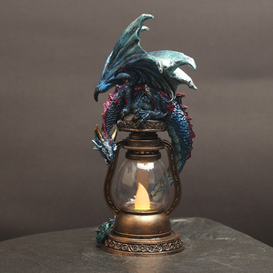 Rétro <span class=keywords><strong>Dragon</strong></span> Veilleuse DRB001 Imitation Lampe À Huile Électronique Bougie Ornement Chambre Lampe De Chevet - Product Image 3