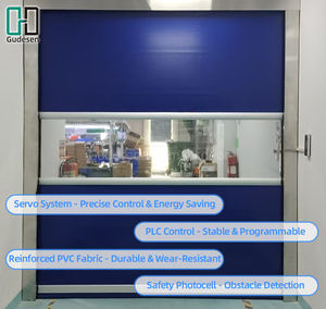 Porte <span class=keywords><strong>de</strong></span> trafic en PVC haute vitesse pour l'entrepôt et la <span class=keywords><strong>distribution</strong></span> - Product Image 2