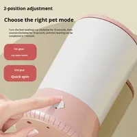 Lave-pattes automatique TongMao pour chiens et chats, modèle 0LX30, avec ABS + silicone doux au toucher pour toutes les saisons